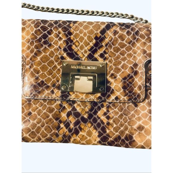 Michael KORS Python Shoulder Bag/Clutch - Picture 4 of 6
